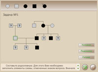 Решение генетических задач и составление родословных